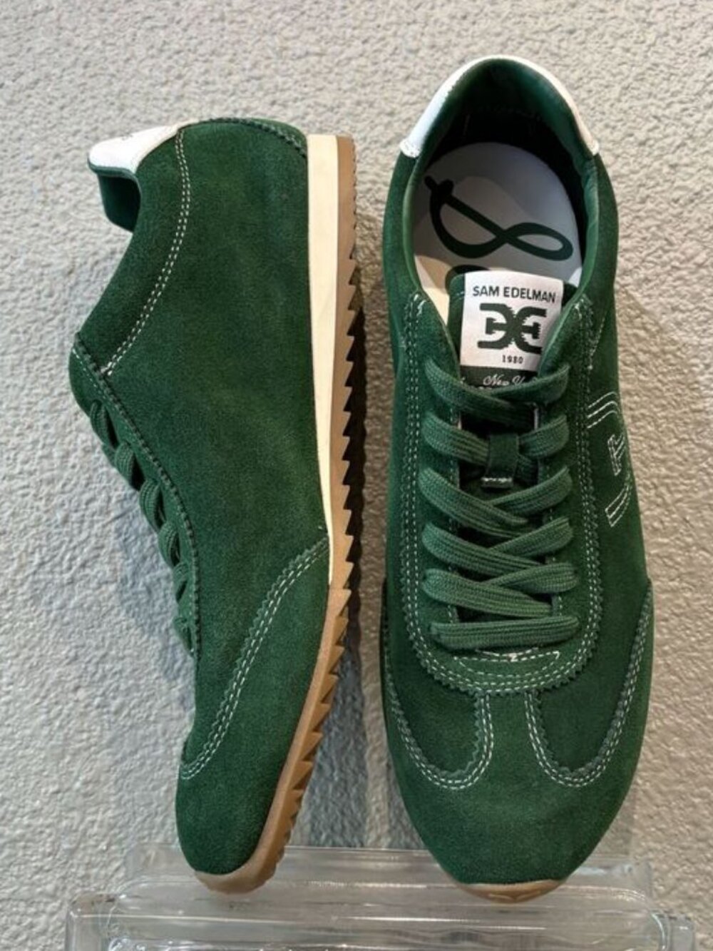 Sam Edelman Isella Bright Pine Sneaker - Picture 2 of 5
